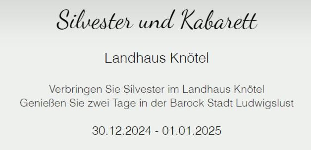 Landhaus Knoetel ルートヴィヒスルスト 部屋 写真